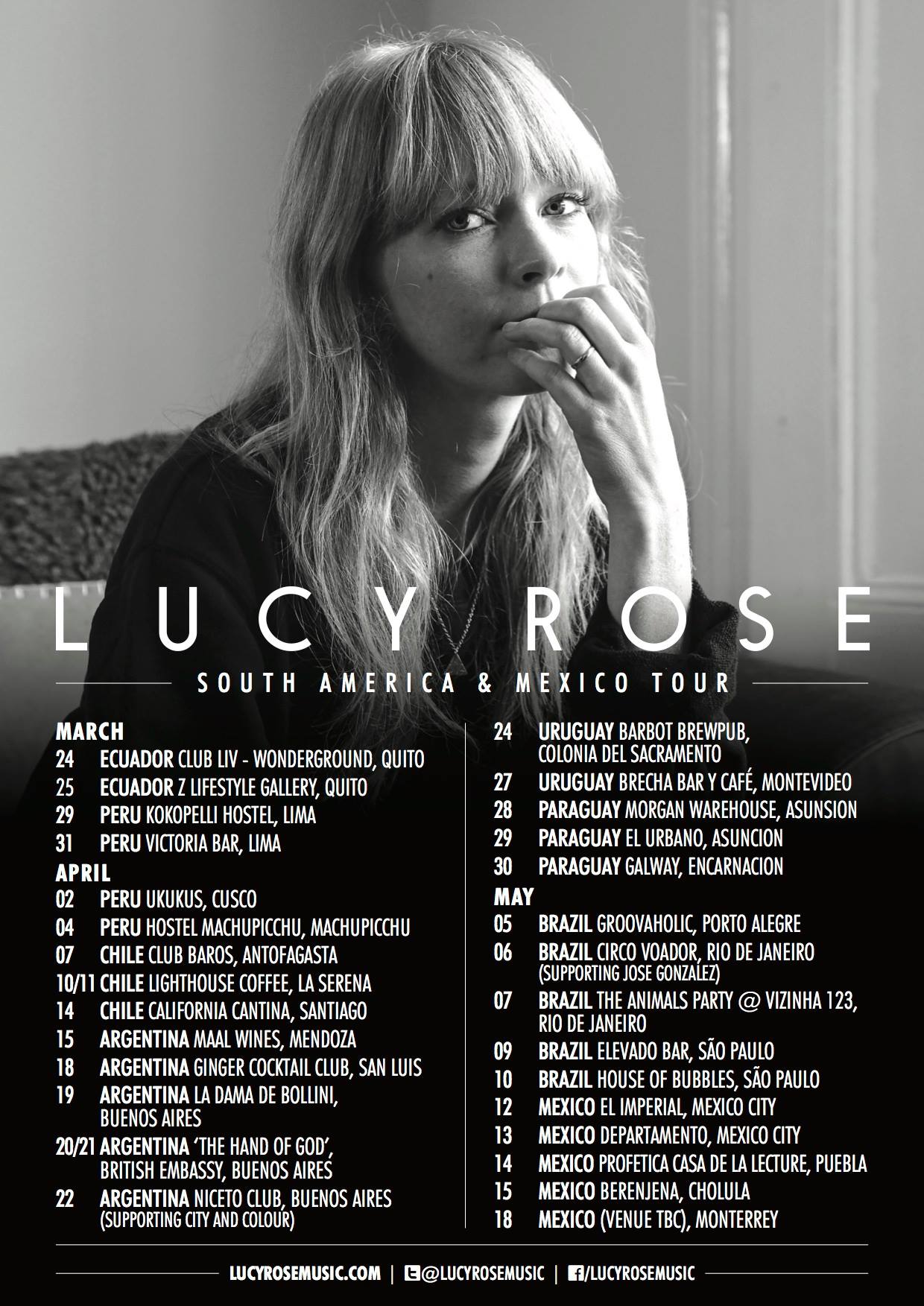 Lucy Rose Tour 2024 Susy Coralyn